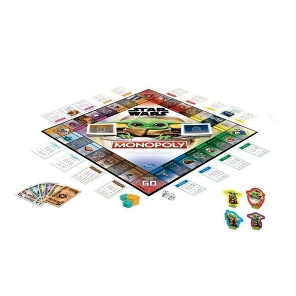 Monopoly Disney Star Wars The Child Mandalorian Edition Board Game Hasbro NEW! - Picture 4 of 4